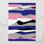 Invitation Bat mitzvah de la barre rose de la mari (Verso)