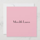 Invitation BAT MITZVAH DE LA VOIE NAVIGABLE CLASSIQUE Invitat (Dos)