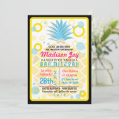 Invitation Bat mitzvah de l'ANANAS TROPICALE (Debout devant)