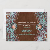 Invitation bat mitzvah de l'ouest (Dos)