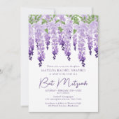 Invitation Bat mitzvah de Wisteria (Devant)