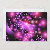 Invitation Bat mitzvah des ÉTOILES DE PINK (Dos)