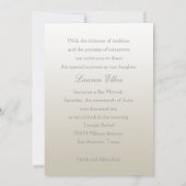 Invitation Bat mitzvah d'invitation Crystal Snowflake (Dos)