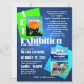 Invitation Bat mitzvah du salon d'art (Devant)