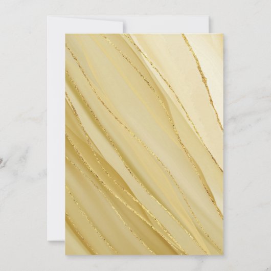 Invitation Bat mitzvah Elegant Gold Parties scintillant Invit (Dos)