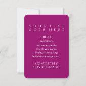 Invitation bat mitzvah (étoile de david elegance) (Dos)