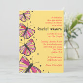 Invitation Bat mitzvah FLOTTANTE (Debout devant)