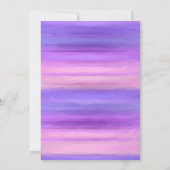 Invitation Bat mitzvah Gold Star Purple Pink Stripes (Dos)