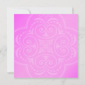 Invitation Bat mitzvah Hadassah Floral Pink Purple (Dos)