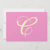 Invitation Bat mitzvah Hébreu rose violet (Dos)