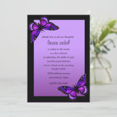 Invitation Bat Mitzvah Invite Beurre Plein (Debout devant)