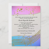 Invitation Bat mitzvah Love Songs (Dos)