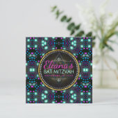 Invitation Bat mitzvah magique d'hiver (Debout devant)