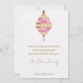 Invitation Bat mitzvah marocain Sauver la date (Dos)