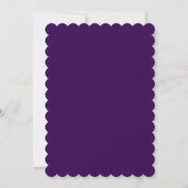Invitation BAT MITZVAH moderne design minimal violet (Dos)
