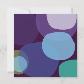 Invitation Bat mitzvah moderne Peacock Bar (Dos)