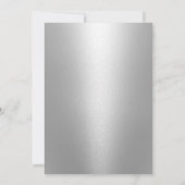 Invitation Bat mitzvah Moderne Rose Gold Sparkling Typographi (Dos)