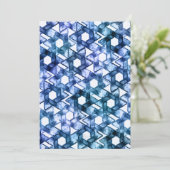 Invitation Bat mitzvah multicolore Damask (Debout devant)