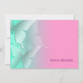 Invitation Bat mitzvah N'importe quelle couleur avec les papi (Dos)