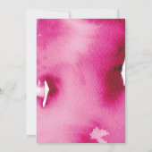 invitation bat mitzvah or étoile rose intelligent (Dos)