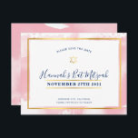 Invitation BAT MITZVAH or rose aquarelle enregistrer la date<br><div class="desc">par kat massard >>> kat@simplysweetPAPERIE.com << - - - - - - - - - - - - - - - - - - - - - - - - - - - - - - - - - - - - - - - - - - - - -...</div>