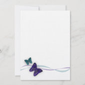 Invitation Bat mitzvah papillon (Dos)