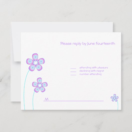 Invitation Bat mitzvah Penina RSVP (Devant)
