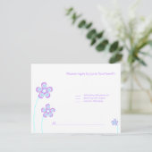 Invitation Bat mitzvah Penina RSVP (Debout devant)