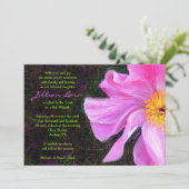 Invitation Bat mitzvah PINK PEONY (Debout devant)