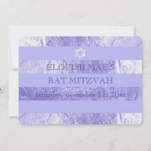 Invitation Bat mitzvah PixDezines do-it-yourself bandes coule