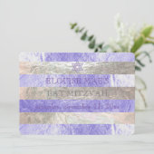 Invitation Bat mitzvah PixDezines do-it-yourself bandes coule (Debout devant)