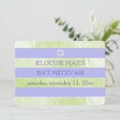 Invitation Bat mitzvah PixDezines do-it-yourself bandes coule (Debout devant)