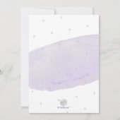 Invitation Bat mitzvah PixDezines Purple Watercolor (Dos)