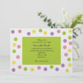 Invitation Bat mitzvah Samantha Brooke Hébreu (Debout devant)