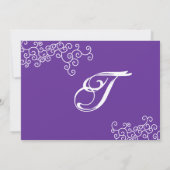 Invitation Bat mitzvah Talia 216 Choix de couleurs (Dos)