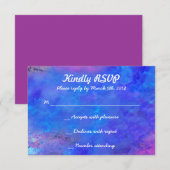 Invitation Bat mitzvah Torah & Tulips (Devant / Derrière)