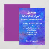 Invitation Bat mitzvah Torah & Tulips (Devant / Derrière)