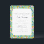Invitation Bat mitzvah vert Mint vert rose fleurs rose<br><div class="desc">Cute Mint Green Rose Floral Fleurs Bat mitzvah Invitation</div>