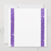 Invitation Bat mitzvah violet moderne Texte minimal moderne (Dos)