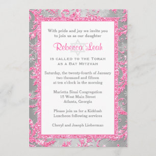 Invitation Bat mitzvah Winter Wonderland 2