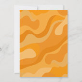 Invitation Bat rustique d'Halloween noir blanc (Dos)