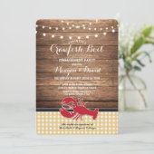 Invitation Bateau à ébullition à poisson d'eau Vérification d (Debout devant)