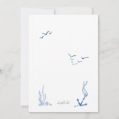 Invitation Bateau à Voile (Dos)