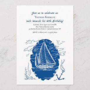 Invitation Bateau à Voile
