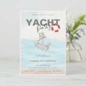 Invitation Bateau bateau bateau bateau croisière fête d'anniv (Debout devant)