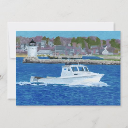 Invitation Bateau crevettier Portland, Maine (Devant)
