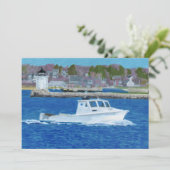 Invitation Bateau crevettier Portland, Maine (Debout devant)
