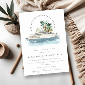 Invitation Bateau De Croisière Dusky Palm Matin Après