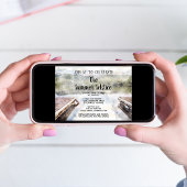 Invitation Bateau Docks été Solstice Lake Party