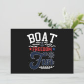Invitation Bateau Freedom Fun 4 juillet Bateau (Debout devant)